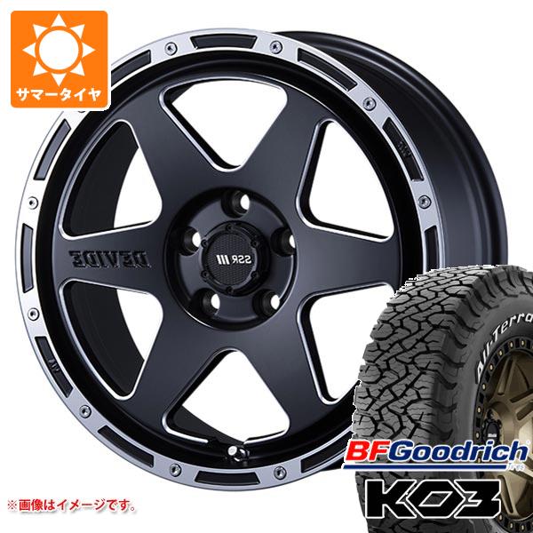 【タイヤ交換対象】CX-5 KE/KF系用 サマータイヤ BFグッドリッチ オールテレーンT/A KO3 LT235/70R16 110/107S ホワイトレター SSR ディバイド TR-6 7.0-16 タイヤホイール4本セット