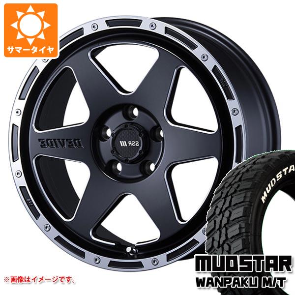 【タイヤ交換対象】エクリプスクロス GK系用 サマータイヤ マッドスター ワンパク M/T 235/70R16 106S ホワイトレター SSR ディバイド TR-6 7.0-16 タイヤホイール4本セット