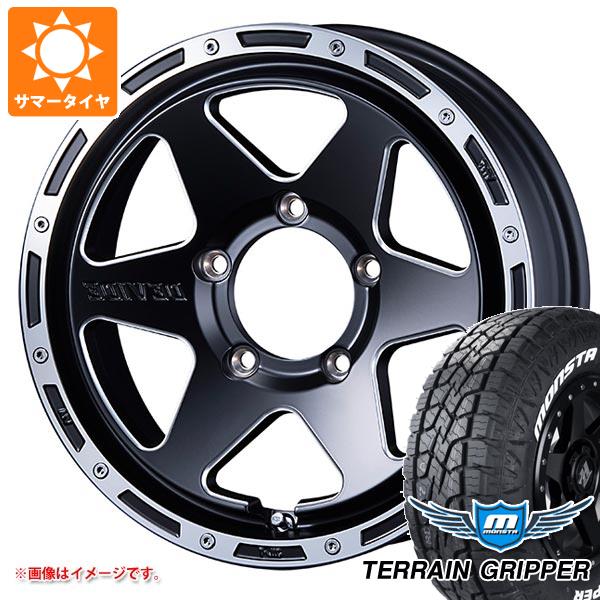 Rakuten - 【タイヤ交換対象】5本セット ジムニー用 サマータイヤ モンスタ テレーングリッパー 175/80R16 91S ホワイトレター SSR ディバイド TR-6 5.5-16 タイヤホイール5本セット