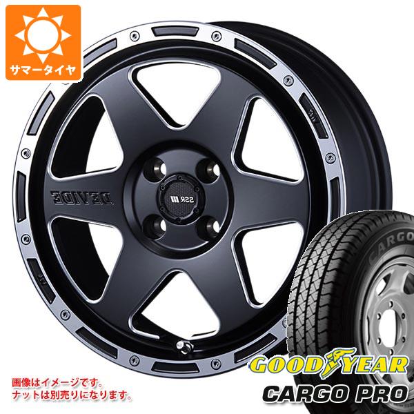 【タイヤ交換対象】キャリイ DA16T用 サマータイヤ グッドイヤー カーゴ プロ 165/80R14 97/95N (165R14 8PR相当) SSR ディバイド TR-6 4.5-14 タイヤホイール4本セット