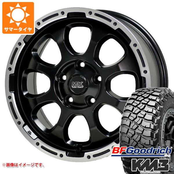【タイヤ交換対象】デリカD:5用 サマータイヤ BFグッドリッチ マッドテレーンT/A KM3 LT225/75R16 115/112Q マッドクロスグレイス 7.0-16 タイヤホイール4本セット