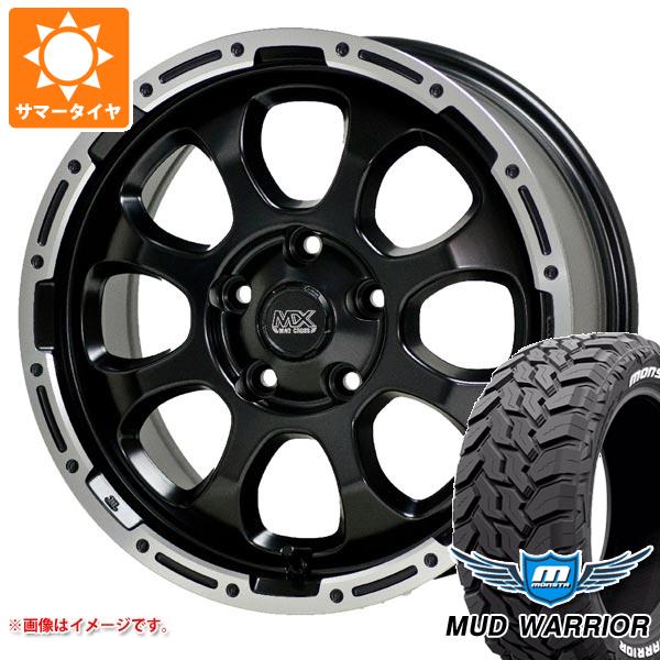 【タイヤ交換対象】エクリプスクロス GK系用 サマータイヤ モンスタ マッドウォーリアー LT235/70R16 104/101Q ホワイトレター マッドクロスグレイス 7.0-16 タイヤホイール4本セット