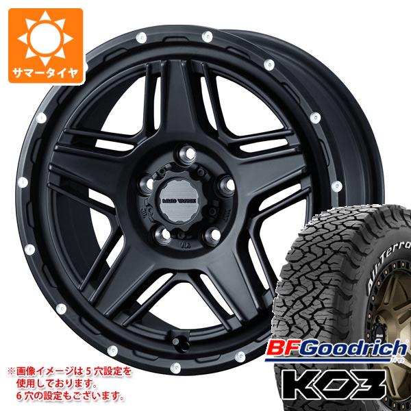 【タイヤ交換対象】ランドクルーザー プラド 150系用 サマータイヤ BFグッドリッチ オールテレーンT/A KO3 LT265/65R18 117/114S ホワイトレター マッドヴァンス07 8.0-18 タイヤホイール4本セット