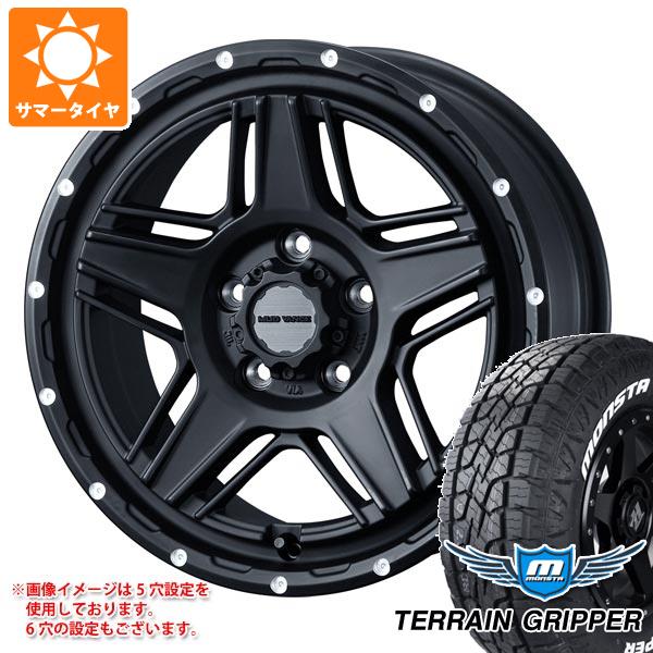 【タイヤ交換対象】ランドクルーザー プラド 150系用 サマータイヤ モンスタ テレーングリッパー 265/70R17 115T ホワイトレター マッドヴァンス07 8.0-17 タイヤホイール4本セット