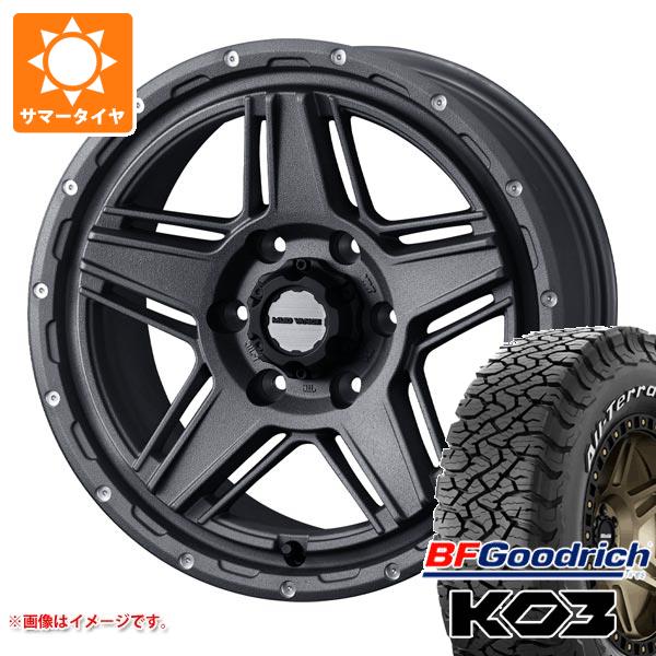 【タイヤ交換対象】ハイエース 200系用 2026年製 サマータイヤ BFグッドリッチ オールテレーンT/A KO3 LT215/70R16 100/97S ホワイトレター マッドヴァンス07 6.5-16 タイヤホイール4本セット
