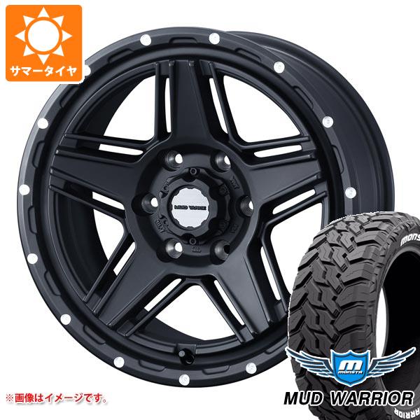 Rakuten - 【タイヤ交換対象】ハイエース 200系用 サマータイヤ モンスタ マッドウォーリアー LT215/70R16 107/105Q ホワイトレター マッドヴァンス07 6.5-16 タイヤホイール4本セット