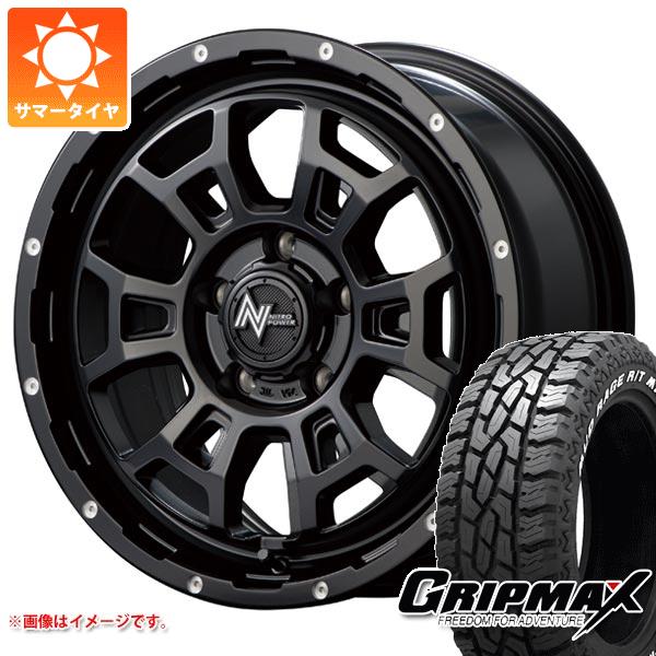 【タイヤ交換対象】ミツビシ エクリプスクロス GK系用 サマータイヤ グリップマックス マッドレイジ R/T MAX LT215/70R16 100/97R ホワイトレター ナイトロパワー H6 スラッグ 7.0-16 タイヤホイール4本セット