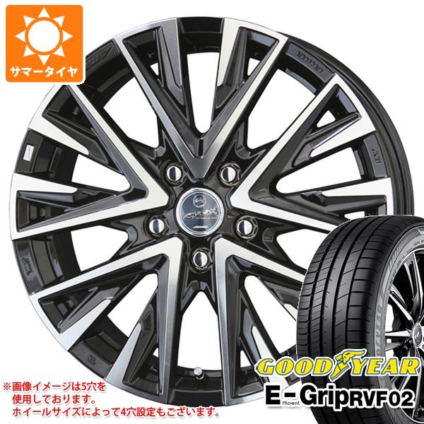 【タイヤ交換対象】サマータイヤ 185/65R15 88H グッドイヤー エフィシエントグリップ RVF02 スマック レジーナ 5.5-15 タイヤホイール4本セット