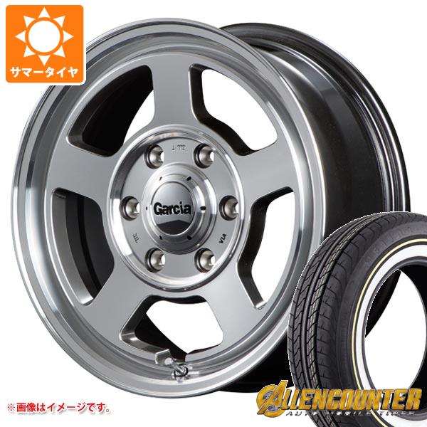 【タイヤ交換対象】ハイエース 200系用 サマータイヤ オーレンカウンター クラシックオーバル 215/65R16C 109/107T ホワイト/イエローリボン ガルシア シカゴ5 6.5-16 タイヤホイール4本セット