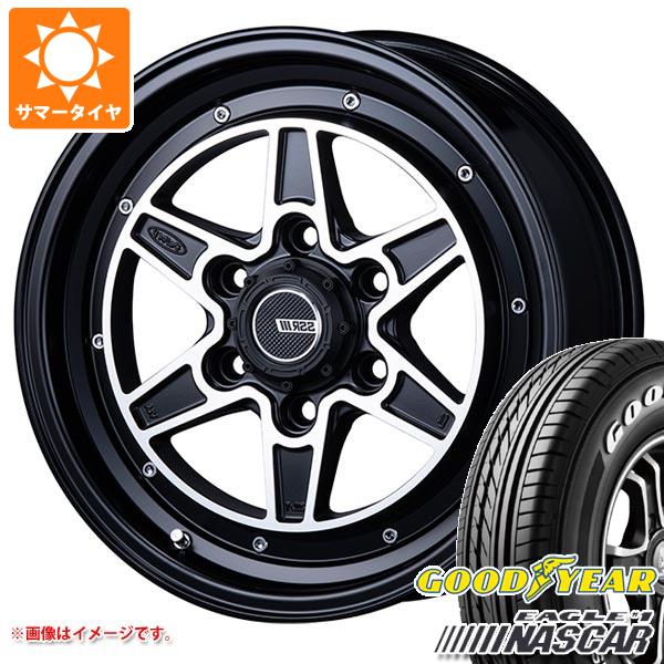 【タイヤ交換対象】ハイエース 200系用 サマータイヤ グッドイヤー イーグル ＃1 ナスカー 215/60R17C 109/107R ホワイトレター SSR ディバイド MK-6 6.5-17 タイヤホイール4本セット