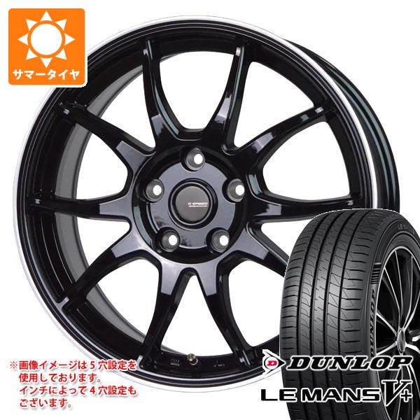 【タイヤ交換対象】サマータイヤ 165/60R15 77H ダンロップ ルマン5 LM5+ ジースピード P-06 4.5-15 タイヤホイール4本セット