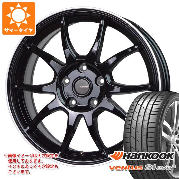 【タイヤ交換対象】サマータイヤ 215/40R18 89Y XL ハンコック ベンタス S1 エボ3 K127 ジースピード P-06 7.5-18 タイヤホイール4本セット