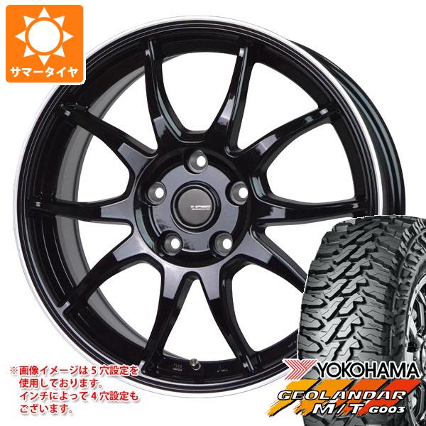 【タイヤ交換対象】サマータイヤ 145/80R12 80/78N LT ヨコハマ ジオランダー M/T G003 ジースピード P-06 3.5-12 タイヤホイール4本セット