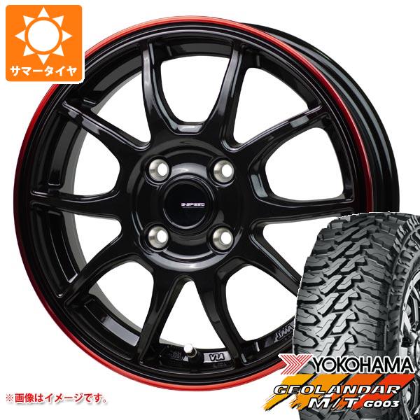 【タイヤ交換対象】サマータイヤ 145/80R12 80/78N LT ヨコハマ ジオランダー M/T G003 ジースピード P-06 3.5-12 タイヤホイール4本セット