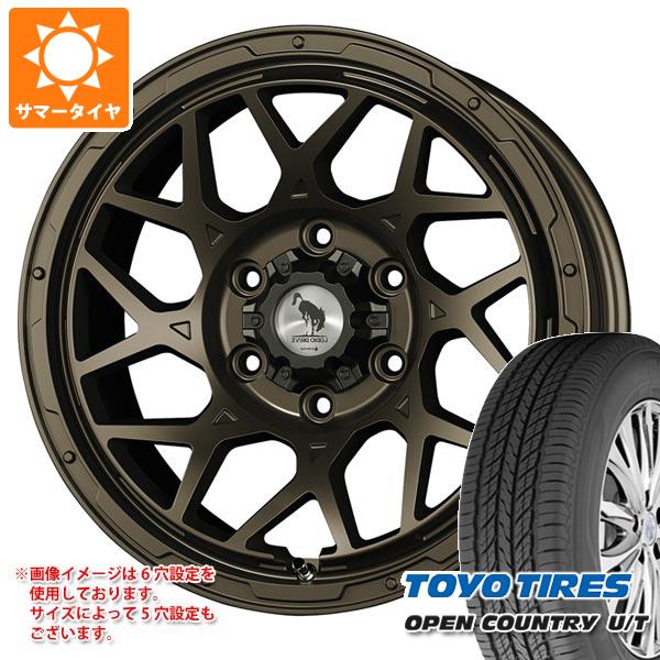 【タイヤ交換対象】CX-5 KE/KF系用 サマータイヤ トーヨー オープンカントリー U/T 215/70R16 100H スーパースター ロディオドライブ 8M モノ 7.0-16 タイヤホイール4本セット