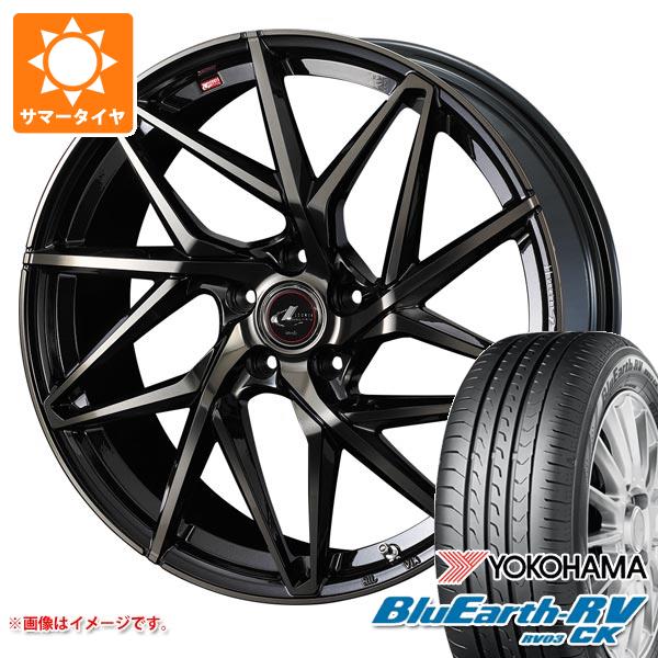 【タイヤ交換対象】2024年製 サマータイヤ 165/55R15 75V ヨコハマ ブルーアースRV RV03CK レオニス IT 4.5-15 タイヤホイール4本セット