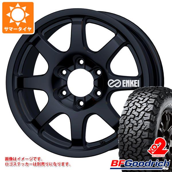 【タイヤ交換対象】ランドクルーザー300用 サマータイヤ BFグッドリッチ オールテレーンT/A KO2 LT265/65R18 122/119R ホワイトレター エンケイ オールロード PDT1 8.5-18 タイヤホイール4本セット