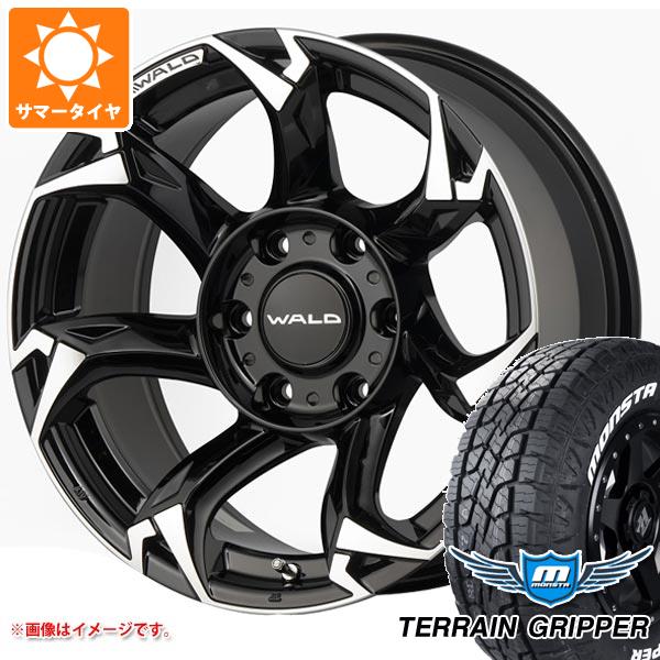 ランドクルーザー プラド 150系用 サマータイヤ モンスタ テレーングリッパー 265/65R17 116T XL ホワイトレター ヴァルド ボルサリノ SUV 8.0-17 タイヤホイール4本セット