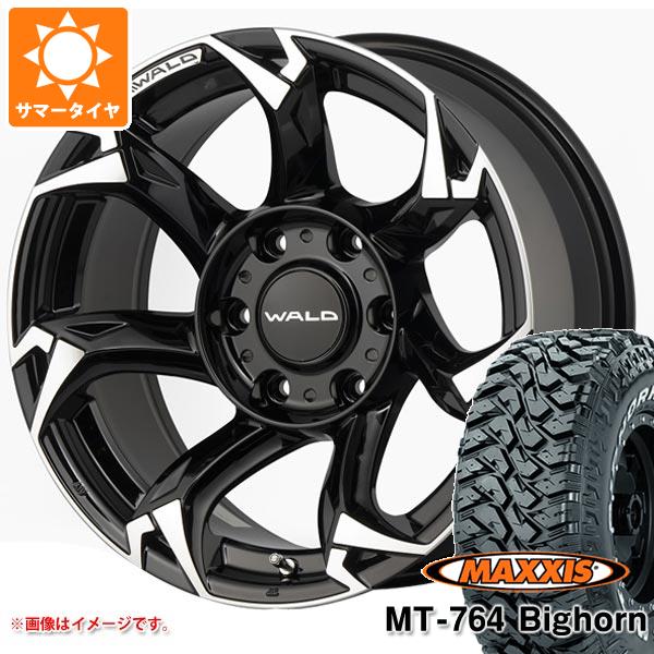 【タイヤ交換対象】サマータイヤ 265/70R17 118/115Q 8PR マキシス MT-764 ビッグホーン ホワイトレター ヴァルド ボルサリノ SUV 8.0-17 タイヤホイール4本セット