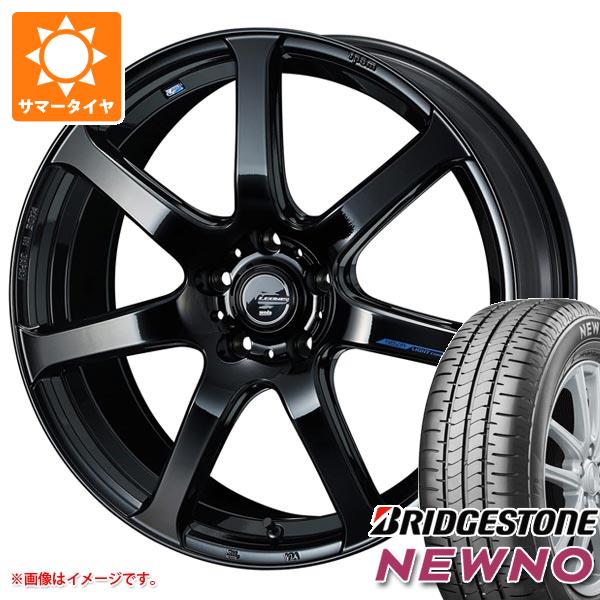 【タイヤ交換対象】サマータイヤ 225/55R18 98V ブリヂストン ニューノ レオニス ナヴィア 07 8.0-18 タイヤホイール4本セット