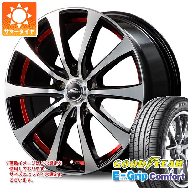 【タイヤ交換対象】サマータイヤ 195/60R16 89H グッドイヤー エフィシエントグリップコンフォート シュナイダー RX01 6.5-16 タイヤホイール4本セット