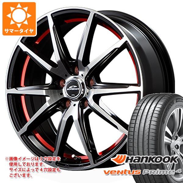 【タイヤ交換対象】サマータイヤ 195/60R16 89V ハンコック ベンタス プライム4 K135 シュナイダー RX02 6.5-16 タイヤホイール4本セット