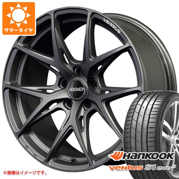 【タイヤ交換対象】2023年製 サマータイヤ 235/35R19 (91Y) XL ハンコック ベンタス S1 エボ3 K127 レイズ ベルサス VV21S 8.0-19 タイヤホイール4本セット