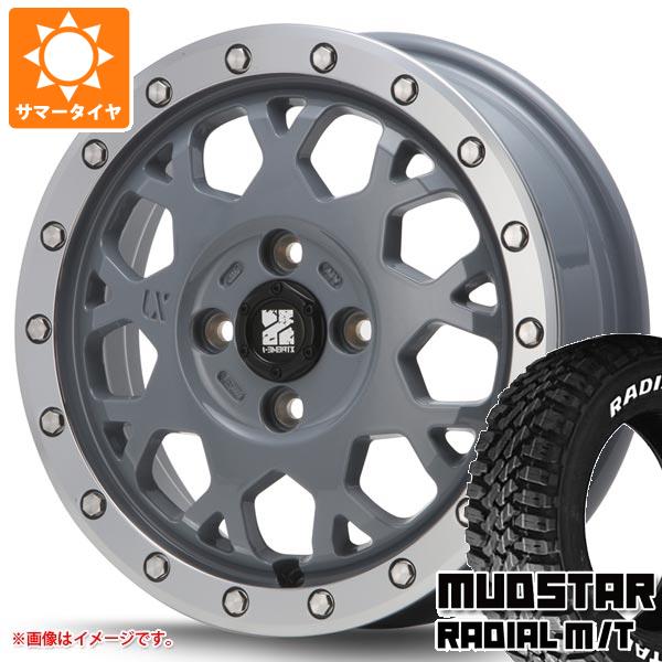 【タイヤ交換対象】エブリイバン DA17V用 サマータイヤ マッドスター ラジアル M/T 165/65R14 79S ホワイトレター MLJ エクストリームJ XJ04 4.5-14 タイヤホイール4本セット