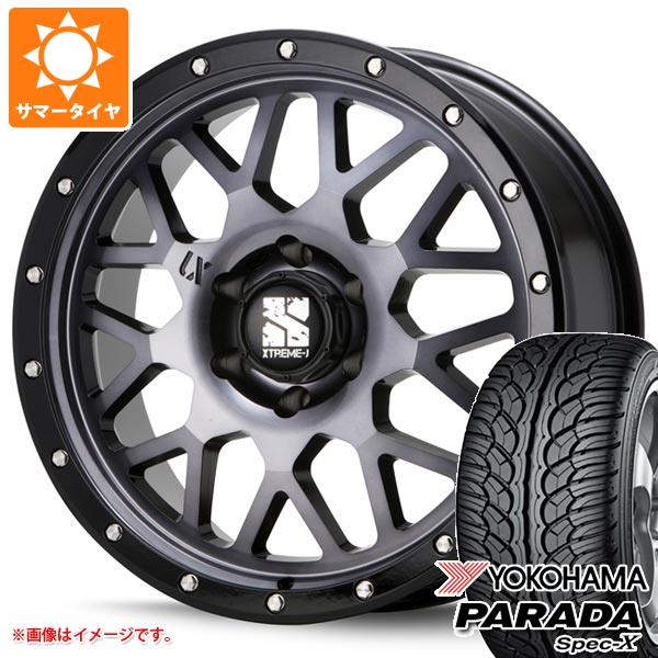 【タイヤ交換対象】ランドクルーザー300用 サマータイヤ ヨコハマ パラダ スペック-X PA02 275/55R20 117V REINF MLJ エクストリームJ XJ04 8.5-20 タイヤホイール4本セット