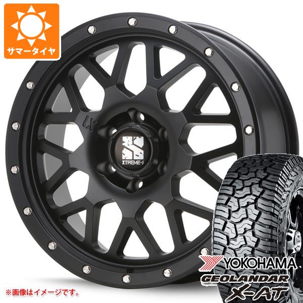 【タイヤ交換対象】ランドクルーザー300用 サマータイヤ ヨコハマ ジオランダー X-AT G016 275/55R20 117T XL ブラックレター MLJ エクストリームJ XJ04 8.5-20 タイヤホイール4本セット