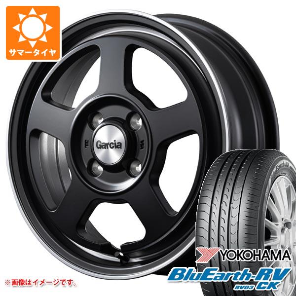 【タイヤ交換対象】キャリイ DA16T用 サマータイヤ ヨコハマ ブルーアースRV RV03CK 165/65R14 79S ガルシア シカゴ5 4.5-14 タイヤホイール4本セット