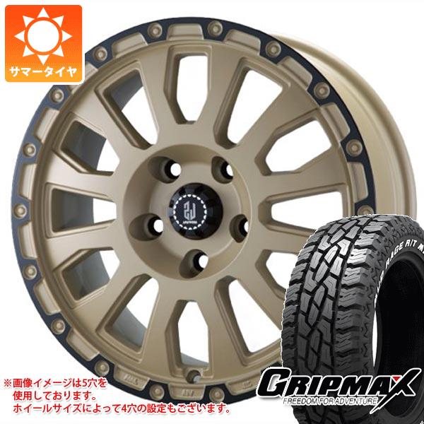 【タイヤ交換対象】ジープ レネゲード BU系用 サマータイヤ グリップマックス マッドレイジ R/T MAX LT215/65R16 102/100Q ホワイトレター ラ・ストラーダ アヴェンチュラ タイヤホイール4本セット