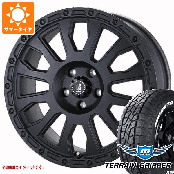 【タイヤ交換対象】ジープ ラングラー JK/JL系用 サマータイヤ モンスタ テレーングリッパー LT285/65R18 125/122Q ホワイトレター ラ・ストラーダ アヴェンチュラ タイヤホイール4本セット