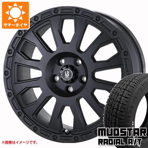 【タイヤ交換対象】ジープ コンパス M624系用 サマータイヤ マッドスター ラジアル A/T 225/55R18 98T ホワイトレター ラ・ストラーダ アヴェンチュラ タイヤホイール4本セット