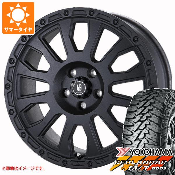 【タイヤ交換対象】5本セット ジープ ラングラー JK/JL系用 サマータイヤ ヨコハマ ジオランダー M/T G003 35x12.50R18 LT 123Q ラ・ストラーダ アヴェンチュラ タイヤホイール5本セット