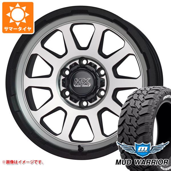 【タイヤ交換対象】ランドクルーザー プラド 150系用 サマータイヤ モンスタ マッドウォーリアー LT265/60R18 119/116Q ホワイトレター マッドクロスレンジャー 8.0-18 タイヤホイール4本セット