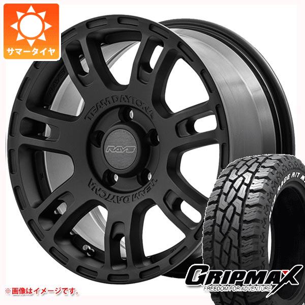 【タイヤ交換対象】エクリプスクロス GK系用 サマータイヤ グリップマックス マッドレイジ R/T MAX LT215/70R16 100/97R ホワイトレター レイズ デイトナ D207 7.0-16 タイヤホイール4本セット