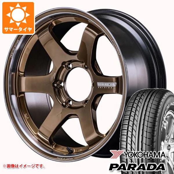 【タイヤ交換対象】ハイエース 200系用 2024年製 サマータイヤ ヨコハマ パラダ PA03 215/60R17C 109/107S ホワイトレター レイズ ボルクレーシング TE37SB ツアラー SR 6.5-17 タイヤホイール4本セット