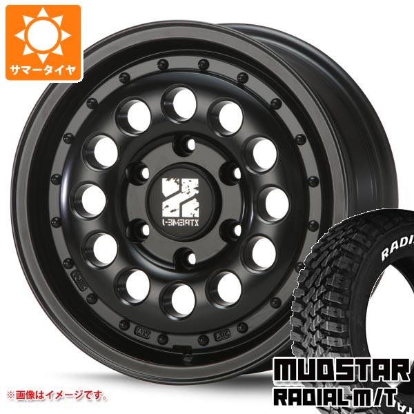 【タイヤ交換対象】ハイエース 200系用 サマータイヤ マッドスター ラジアル M/T 215/65R16C 109/107R ホワイトレター MLJ エクストリームJ ラギッド 6.5-16 タイヤホイール4本セット