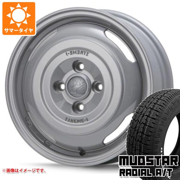 【タイヤ交換対象】キャリイ DA16T用 サマータイヤ マッドスター ラジアル A/T 165/65R14 79S ホワイトレター MLJ エクストリームJ ジャーニー 4.5-14 タイヤホイール4本セット