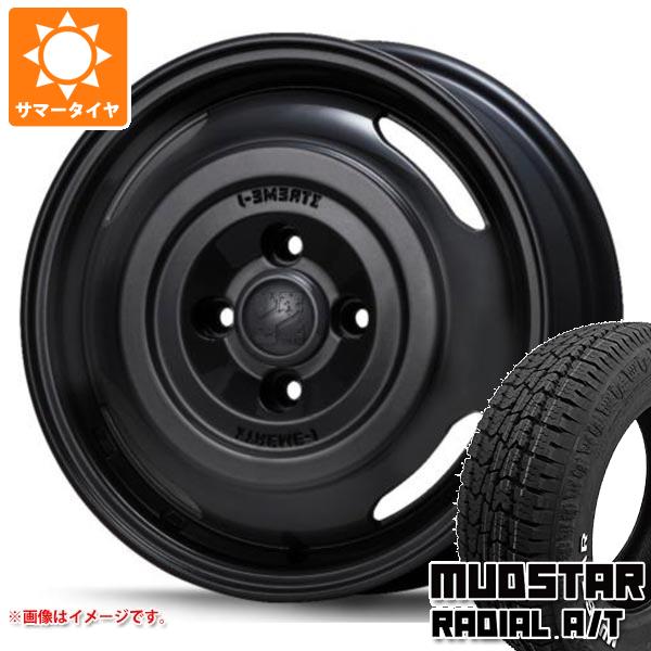 【タイヤ交換対象】キャリイ DA16T用 サマータイヤ マッドスター ラジアル A/T 165/65R14 79S ホワイトレター MLJ エクストリームJ ジャーニー 4.5-14 タイヤホイール4本セット