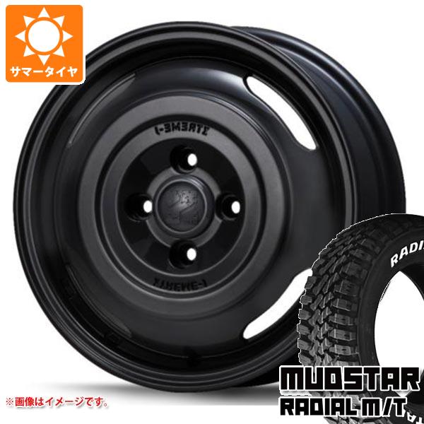 【タイヤ交換対象】キャリイ DA16T用 サマータイヤ マッドスター ラジアル M/T 165/65R14 79S ホワイトレター MLJ エクストリームJ ジャーニー 4.5-14 タイヤホイール4本セット