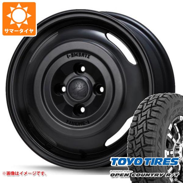 【タイヤ交換対象】キャリイ DA16T用 2025年製 サマータイヤ トーヨー オープンカントリー R/T 165/80R14 97/95N ホワイトレター MLJ エクストリームJ ジャーニー 4.5-14 タイヤホイール4本セット