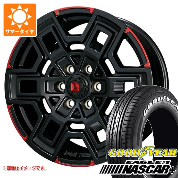 【タイヤ交換対象】ハイエース 200系用 2025年製 サマータイヤ グッドイヤー イーグル ＃1 ナスカープラス 215/65R16C 109/107R ホワイトレター クライメイト デヴグル 6.5-16 タイヤホイール4本セット