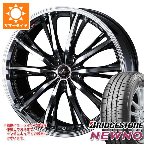 【タイヤ交換対象】サマータイヤ 215/60R17 96H ブリヂストン ニューノ レオニス RT 7.0-17 タイヤホイール4本セット