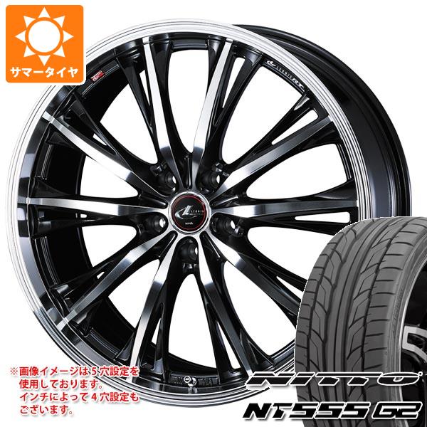 【タイヤ交換対象】サマータイヤ 235/35R20 92Y XL ニットー NT555 G2 レオニス RT 8.5-20 タイヤホイール4本セット