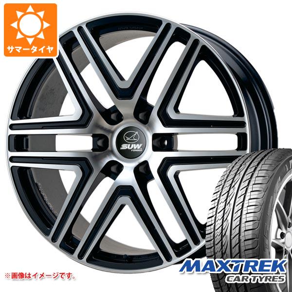 【タイヤ交換対象】ランドクルーザー プラド 150系用 サマータイヤ マックストレック フォルティス T5 265/40R22 106V XL クライメイト ルクソール6 9.5-22 タイヤホイール4本セット