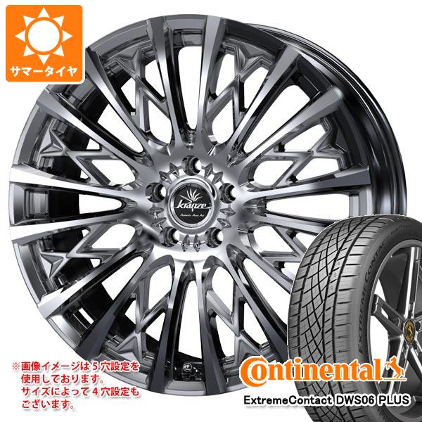 【タイヤ交換対象】2025年製 サマータイヤ 225/45R19 92W コンチネンタル エクストリームコンタクト DWS06 プラス クレンツェ シュリット 855エボ 8.0-19 タイヤホイール4本セット