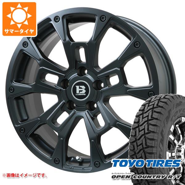 【タイヤ交換対象】エクリプスクロス GK系用 サマータイヤ トーヨー オープンカントリー R/T 225/65R17 102Q ブラックレター Bラグナス BRD 7.0-17 タイヤホイール4本セット