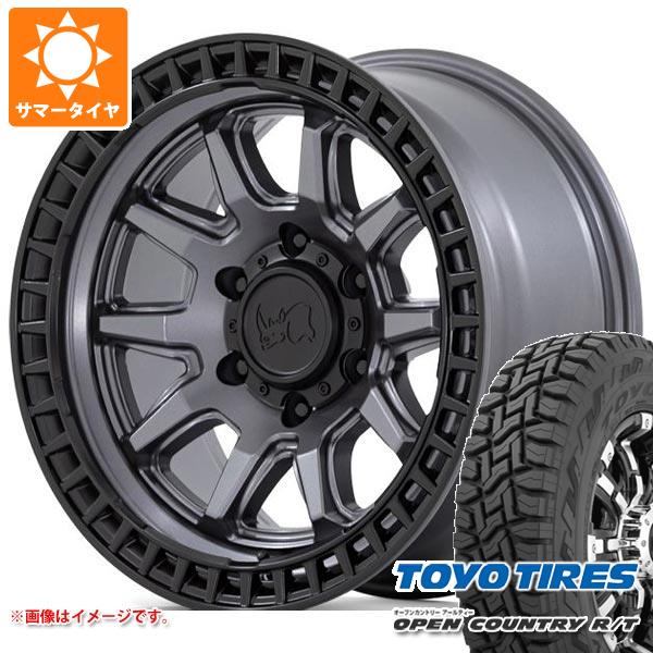 【タイヤ交換対象】5本セット ジープ ラングラー JK/JL系用 サマータイヤ トーヨー オープンカントリー R/T LT265/70R17 112/109Q ホワイトレター ブラックライノ カリコ タイヤホイール5本セット